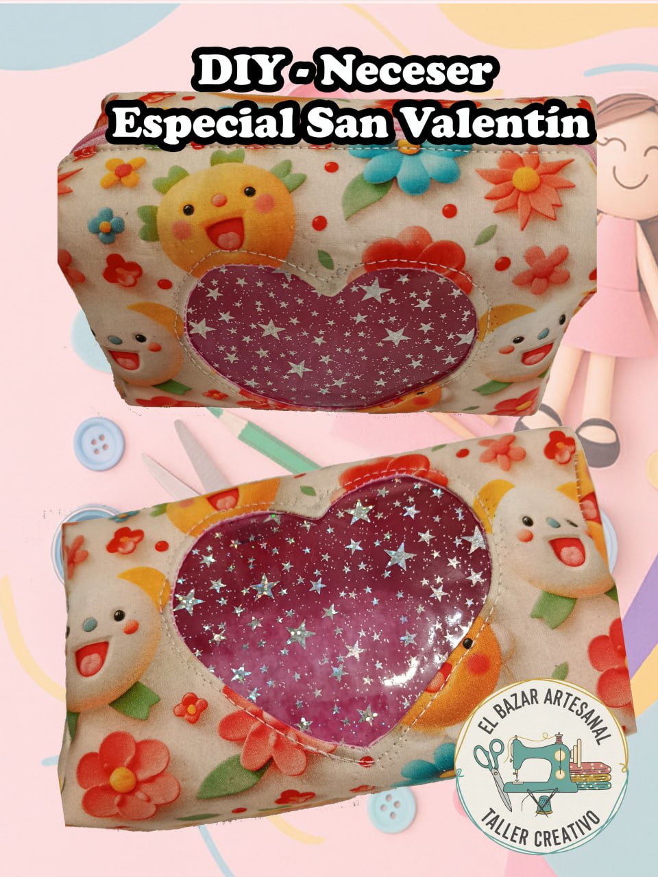 DIY - Neceser con corazón